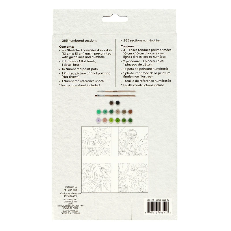Jungle Paint-by-Number Mini Kit by Artist's Loft®