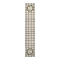 72" Merry & Bright Plaid Cotton Twill Runner