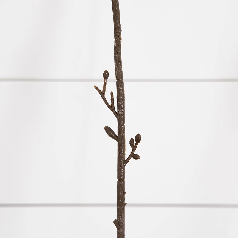 24in. Artificial Pincushion Protea Flower Stem - Set of 4