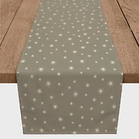 72" Gray Twinkle Cotton Twill Runner