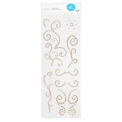 Gold Pearl Border Bling Stickers by Recollections™