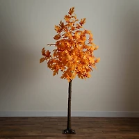 8ft. Pre-Lit Autumn Maple Artificial Fall Tree with 660 Warm White LED Lights