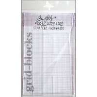 Tim Holtz® Acrylic Stamping Grid Blocks, 9ct.