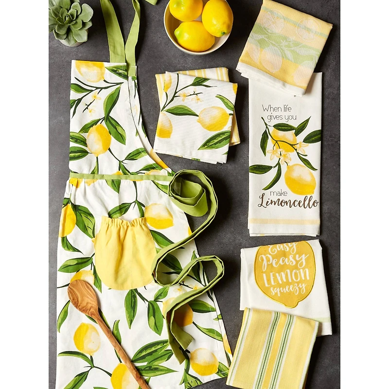 DII® Lemon Bliss Dishtowel, 4ct.