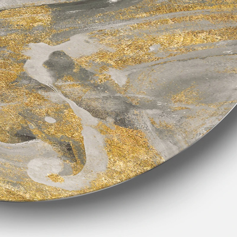 Designart - Marble Gold and Black