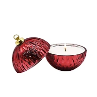 3.4oz. Berry Glimmer Scented Ball Ornament Candle by Ashland
