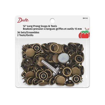 Dritz® Long Prong Snaps & Tools