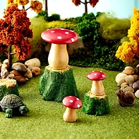 12 Pack: Mini Mushroom Table & Stools by Make Market®