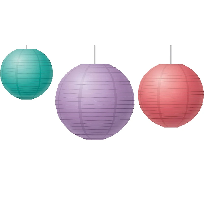 Teacher Created Resources® Shabby Chic Paper Lanterns, 3 Packs of 3