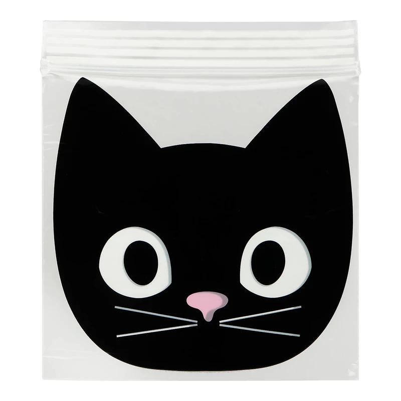 Black Cat Zip Treat Bags, 24ct. by Makery™