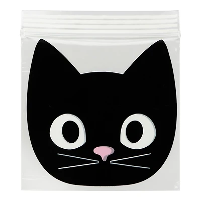 Black Cat Zip Treat Bags, 24ct. by Makery™