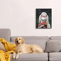 Stupell Industries Sheep School Portrait Black Framed Wall Art