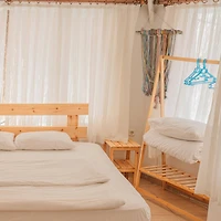 2.5ft. Rustic Knotted Rope Shade on Birch Branch Wall Art