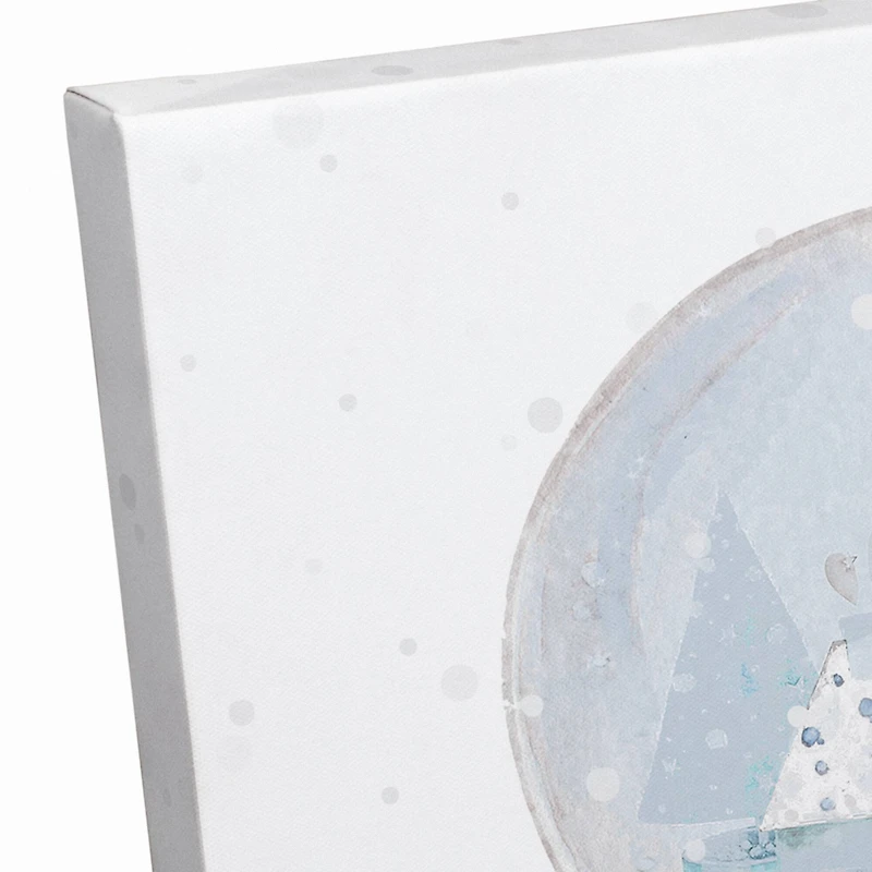 Winter Globe 12x18 Canvas Wall Art