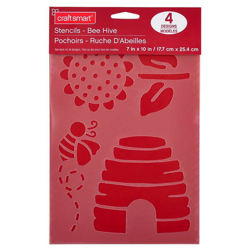 Bee Hive Stencils, 7" x 10" by Craft Smart®