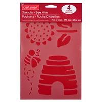 Bee Hive Stencils, 7" x 10" by Craft Smart®