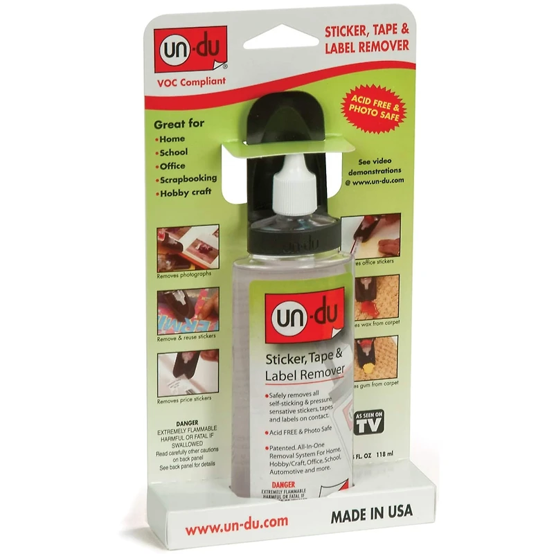 Un-Du® Adhesive Remover, 4oz.