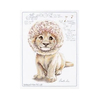 RTO Cross-stitch Kit with printed background "DaNDY LiON"