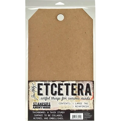 Stampers Anonymous Tim Holtz® Etcetera Large Tag Set