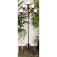 5ft. Brown Traditional Candle Holder Lantern