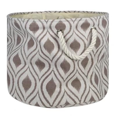 DII® 15" Round Ikat Fabric Bin