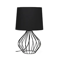 Simple Designs 19.7" Geometrically Wired Table Lamp