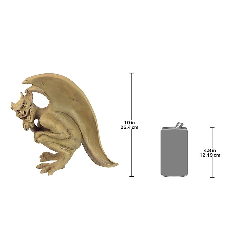 Design Toscano 10" Legend of the Cambridge Hopping Gargoyle Sculpture
