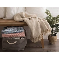 DII® Natural Zig-Zag Throw