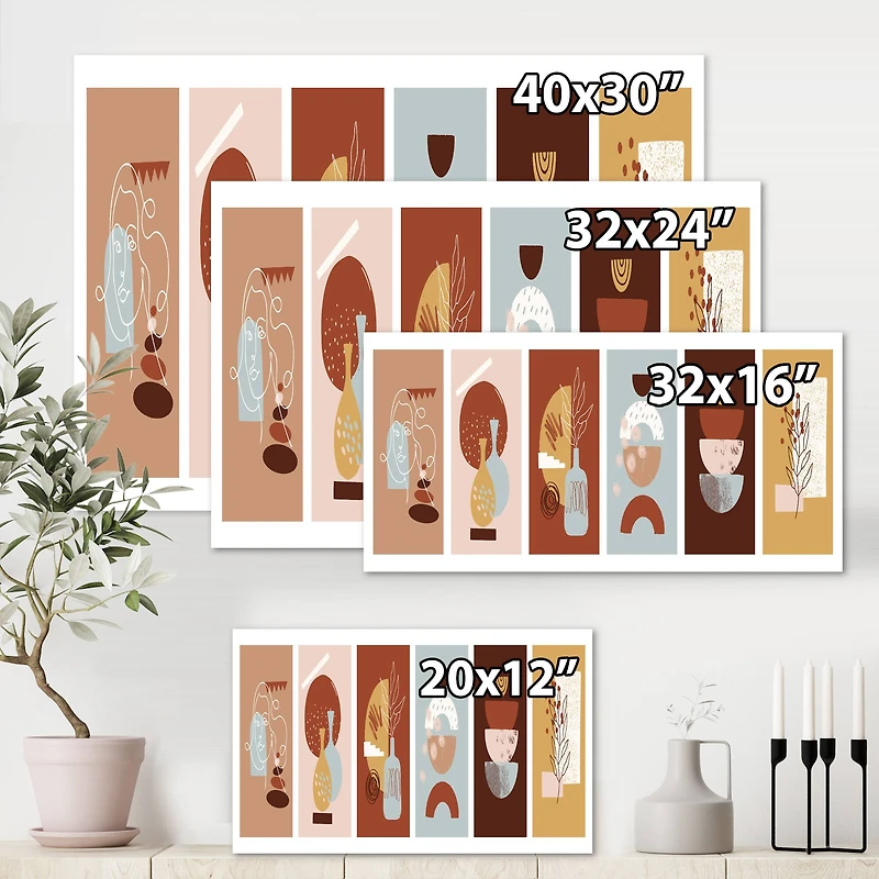 Designart - Minimalistic Compostion of Organic Shapes V