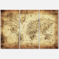 Designart - Ancient Map of The World IV