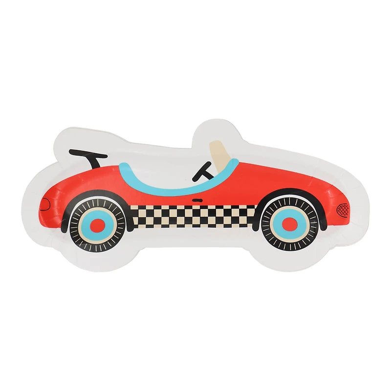 9" Red Car Shaped Plates, 8ct. by Celebrate It™
