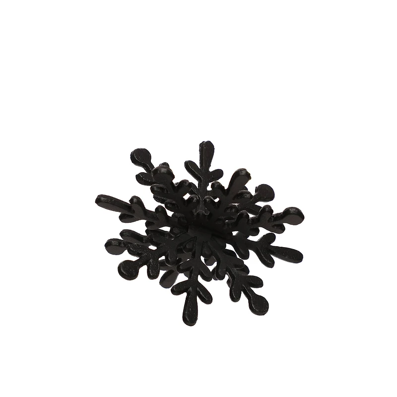 5.5" Black Snowflake Tabletop Décor by Ashland®