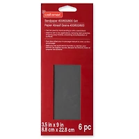 12 Packs: 6 ct. (72 total) Mixed Medium Grit Sandpaper Sheets by Craft Smart®, 3.5" x 9"