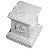 Design Toscano 13" English Rosette Garden Sculptural Plinth