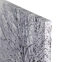 Fiber Optic Lighted Snowfall Winter Lane Christmas Canvas Wall Art