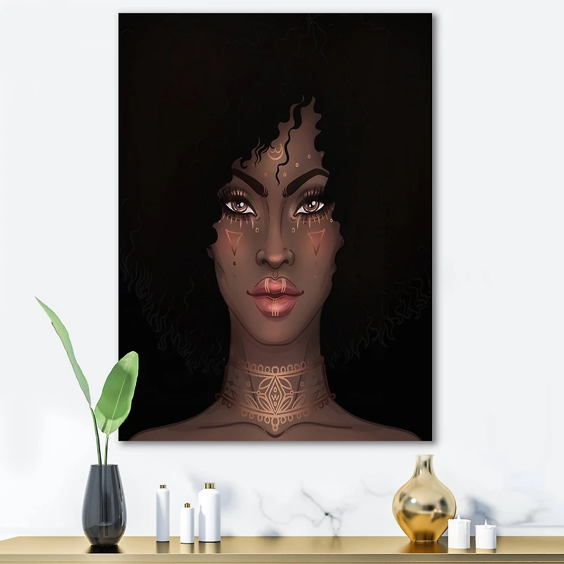 Designart - Portrait of African American Woman II