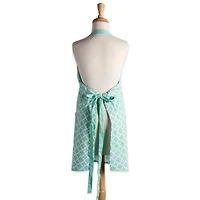 DII® Aqua Lattice Print 2-Pocket Apron