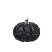 6" Black Pumpkin Tabletop Décor by Ashland®