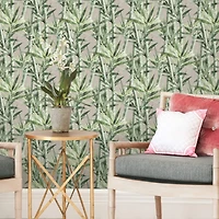 RoomMates Lucky Bamboo Peel & Stick Wallpaper