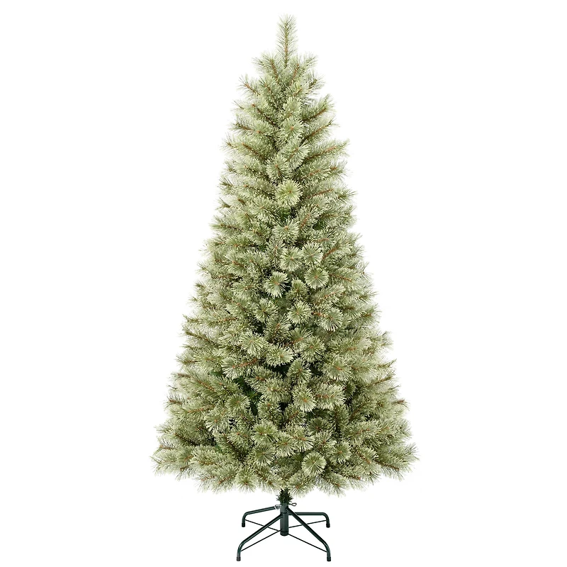 6ft. Unlit Artificial Arcadia Pine Cashmere Christmas Hinged Tree