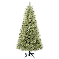 6ft. Unlit Artificial Arcadia Pine Cashmere Christmas Hinged Tree