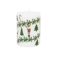 Christmas Icons Pillar Candle by Ashland