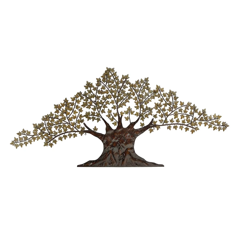 Brown Iron Traditional Wall Decor, 41" x 0" x 93"