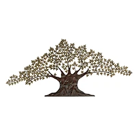 Brown Iron Traditional Wall Decor, 41" x 0" x 93"