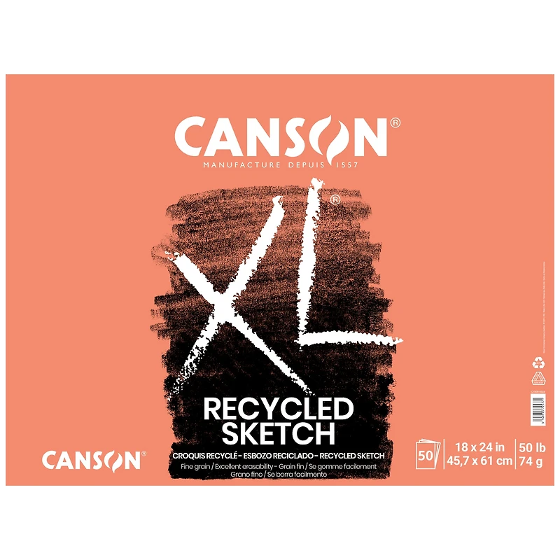 Canson® XL® Recycled Sketch Pad, 18" x 24"