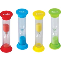Teacher Created Resources® Combo Sand Timers, 6 Packs of 4