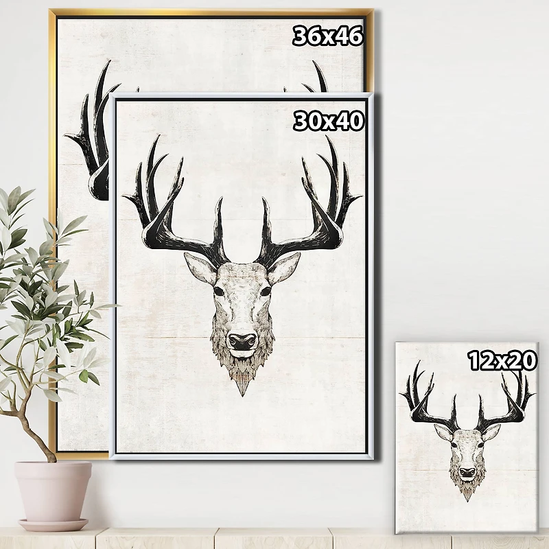 Designart - Deer Wild and Beautiful VII