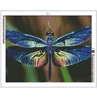 Sparkly Selections Dragonfly 30cm x 40cm Diamond Painting Kit, Round Diamonds