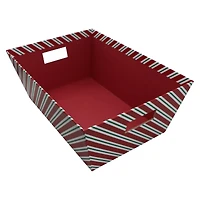 Red Stripe Gift Bin by Ashland