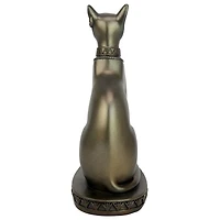 7.5" Gold Cat Goddess of Ancient Egypt Statue
